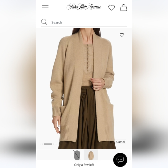 Vince 100% Cashmere Shawl Collar Cardigan - Picture 3 of 16